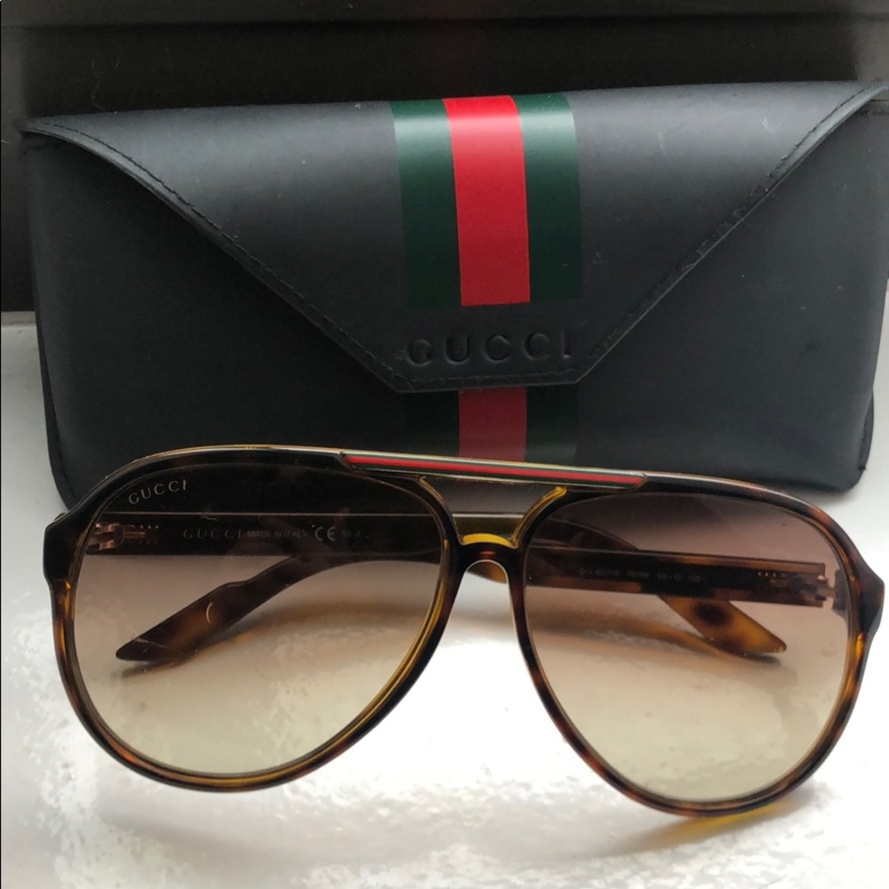 Gucci sunglasses with case!